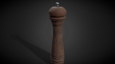 pbr pepper dispenser mill dirty game ready - buy royalty free 3d model estrolapak f96d2d6 2k textures package specular smoothness specified low polygon 966 vertex 1968 edges 1008 faces 1920 tris important if you need other after buying can provide following t upload because sketchfab s limit 1gb arnold 5 ai standard corona metallic roughness unity & vray texture atlas so used one material done 4k also feel modify deleted without affecting uv maya example re re-sale giveaway prohibited 3d print model - Mito3D
