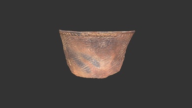 pipi dee compliqué timbré pot jante 700p2501 3d modèle rla archéologie archaeology 4c7abfa 3d print model - Mito3D