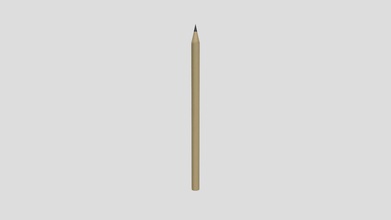 pencil - buy royalty free 3d model edplus 03aefd4 subdivision level 0 non-mirrored textures 1024 x two colors texture orange black materials 2 wood formats stl obj fbx dae x3d origin located holder-center polygons 1004 vertices 504 hope you enjoy 3d print model - Mito3D