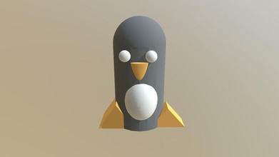 pinguino - modello 3d elises1683 5f49cf7 il mio nero bianco 3d print model - Mito3D