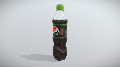 Pepsi max Lima garrafa 05 baixar livre 3d modelo Kaamalauppias megakuutti a19092b 3d print model - Mito3D
