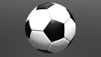 perfect football soccer ball - download free 3d model andr s r andres b6e6a06 high poly but tiny file size there were balls before had made joining here so wth 3d print model - Mito3D