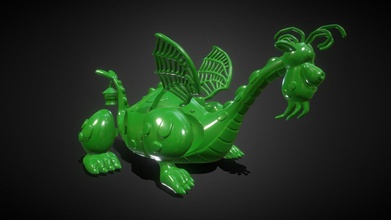 pete Drago figurina acquistare royalty gratuito 3d modello paburoviii fc05126 3d print model - Mito3D