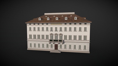 peter joseph krahe - draft palace 3d model quintushortensiushortalus ee662d1 made architect 1792 modelled building after front plan st dtisches museum braunschweig all credits go them picture original can found here colours facade used current colour scheme wangenheim palais hannover also classicist has certain similarity serves generic governors empire total war mod imperial splendour in-game 3d print model - Mito3D