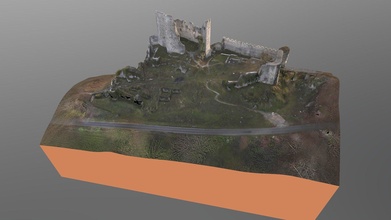 pfeffingen Ruine zustand 2011 sanierung 3d Modell Bogen ologie baselland abl 16a3917 3d print model - Mito3D