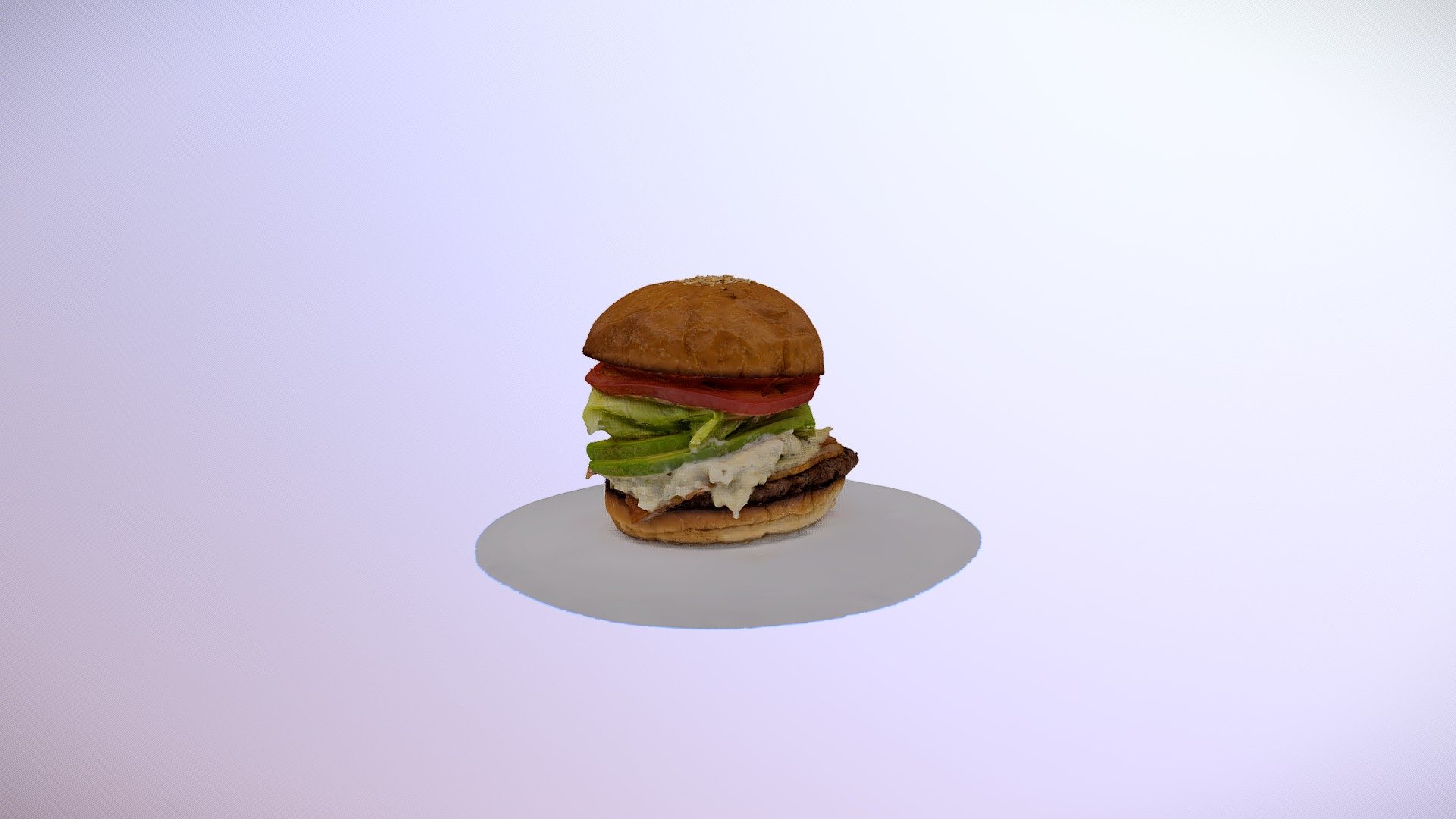 la photogrammétrie - burger modèle 3d gevcg 8f5acc7 nettoyé 3D print model - Mito3D