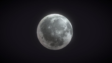 photorealistic moon 2k textures 3d model - buy royalty free 3ddisco 61442e6 3d print model - Mito3D