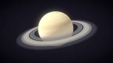fotorrealista Saturno 8k texturas 3d modelo comprar realeza gratis 3ddisco planeta solar globo astronomía esfera planetas Ciencias naturaleza atmósfera cosmos 3d print model - Mito3D