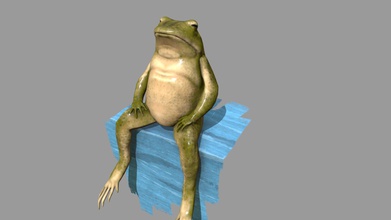 phrog low-poly model - 3d notadam 7563ae8 made frog use within snapchat ar filter here https wwwsnapchatcom unlock type snapcode&uuid 7a53594b954b4b92827c949f4856bad0&metadata 01 intentionally very order used seamlessly 3d print model - Mito3D