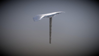 pickaxe2 - download free 3d model thunder thunderpwn 38e86ae another pickaxe made blender substance painter enjoy think one quite better than first d remember like 3d print model - Mito3D