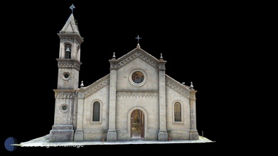 pieve di santa maria lamula arcidosso - 3d model global digital heritage globaldigitalheritage e12b0b8 gr tuscany italy distinctly romanesque church lowlands between montelaterone while facade added 20th century original dates back 837 either side altar 12th stone columns topped bas-reliefs men riding horses animals beginning ninth parish lamulas branch abbey san salvatore al monte amiata word medieval latin pond built near village lamule settlement which no trace remains 1264 troops siena invaded area set fire rebuilt inscription inside temple work carlo paganuccio king charles anjou he received pope investiture kingdom sicily 1265 172 faro scans 1073 drone 4105 terrestrial photos processed reality capture 3d print model - Mito3D