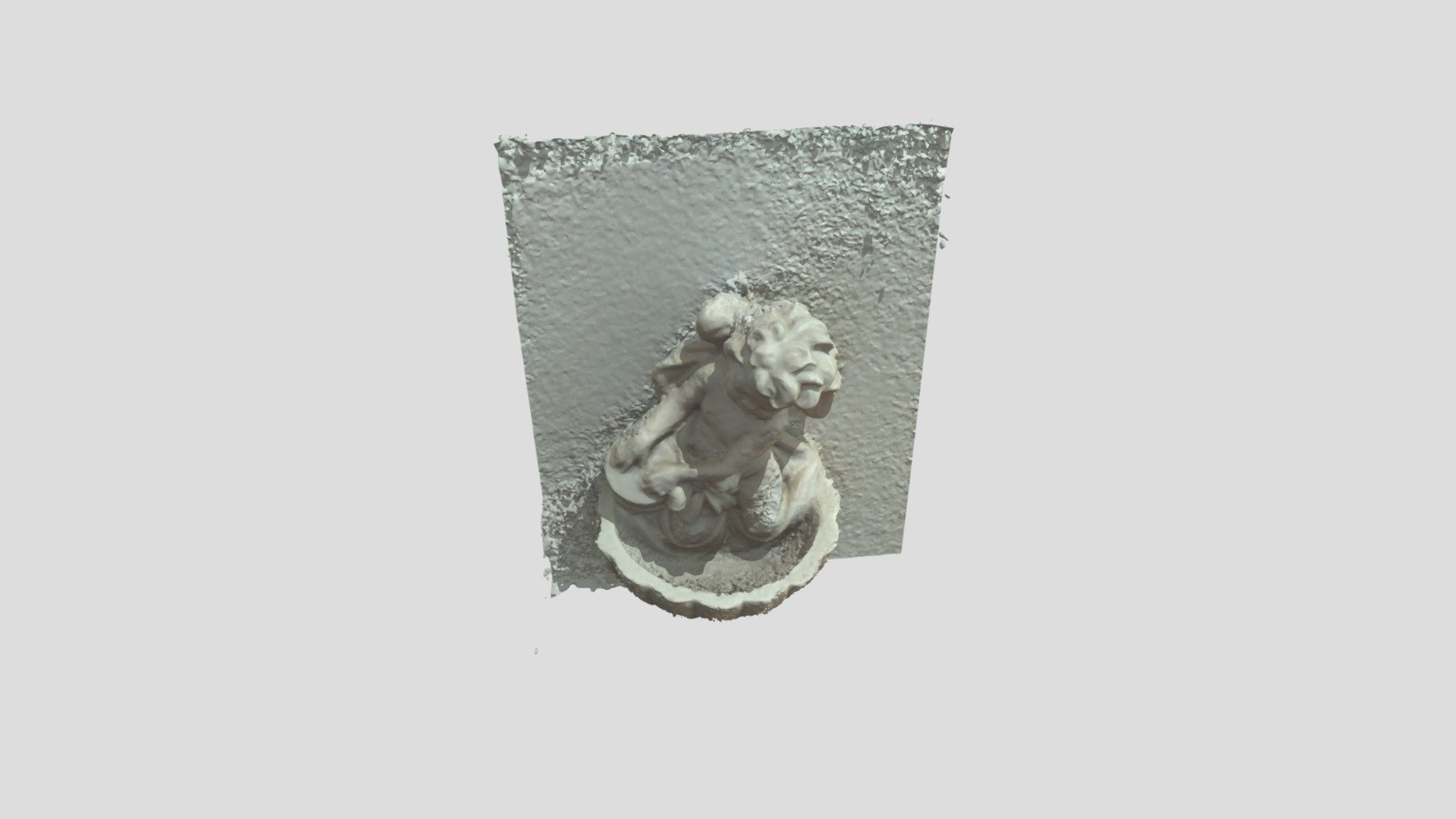 pila bautismal ngel - 3d model rociomonsalves 202f635 florentina primer trabajo realizado con fotogrametr 3D print model - Mito3D