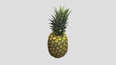 pineapple - buy royalty free 3d model 3polies 828f6fd scene information scanned asset using photogrammetry materials unwrapped due scanning process bottom side might not textured textures diffuse 8192 x specular normal 3d print model - Mito3D