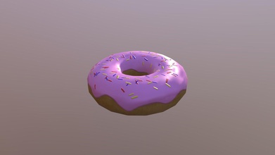 pink donut - download free 3d model morgan skilly captainmorgan 3535fb4 quick made using maya mudbox substance painter if you like then feel follow me twitter morganskilly visit my website morgangames 3d print model - Mito3D