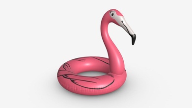 Rosa Flamingo Schwimmbad schweben Kaufen Lizenzgebühren frei 3d Modell hq3dmod Aivisastik 69e43e6 3d print model - Mito3D