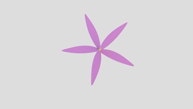 pink flower - download free 3d model innthsinthi 57d9583 3d print model - Mito3D