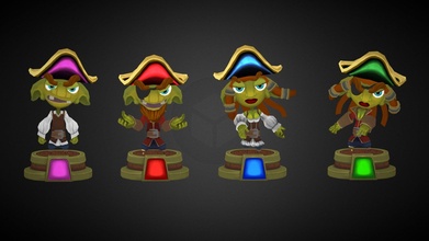 pirate goblins - 3d model danielnsantos 17f0dac 3d print model - Mito3D