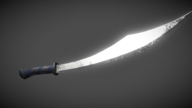 pirata cimitarra espada baixar livre 3d modelo redpool skandavishwanath3 8d5a1d5 3d print model - Mito3D