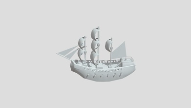 pirate ship - 3d model iivanov99 2084e8b 3d print model - Mito3D