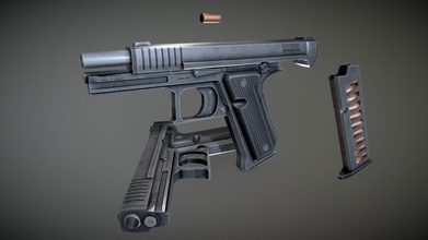 pistol vr game - buy royalty free 3d model jonmxm f6bce96 3d print model - Mito3D