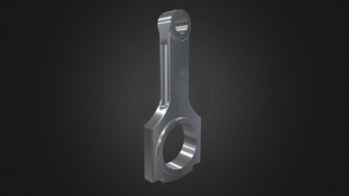 piston connecting rod h-beam - download free 3d model mudit007 9aae99a 3d print model - Mito3D