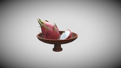 pitayas 3dcoat cartoon - 3d-Modell lily lilyzeng b018225 Schule-Projekt wir brauchten realistische asset malen dann geben cartoon-Aspekt 3d print model - Mito3D