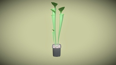 pitcher plant sarracenia - buy royalty free 3d model blenduffo 1e80dbd 3d print model - Mito3D