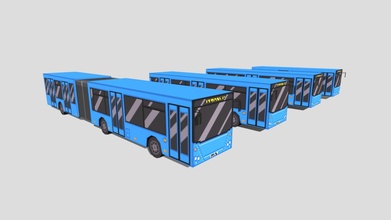pixel city buses - download free 3d model apokalips123 semarumov 08ad831 3d print model - Mito3D