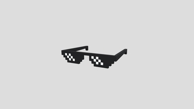 pixel occhiali sole acquistare royalty gratuito 3d modello ed+ edplus f4bfb3f 3d print model - Mito3D