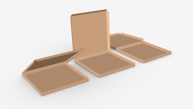 pizza cardboard box open - buy royalty free 3d model hq3dmod aivisastics d7498da 3d print model - Mito3D
