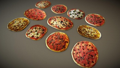 Pizza einstellen Kaufen Lizenzgebühren frei 3d Modell fzimbaldi c2bc7eb 3d print model - Mito3D