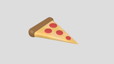 pizza slice - buy royalty free 3d model edplus 029e74d subdivision 2 textures 1024 x multiple colors texture materials 1 shapes bend see picture 6 formats stl obj fbx dae 3ds x3d origin located middle-center polygons 9536 vertices 4838 hope you enjoy 3d print model - Mito3D