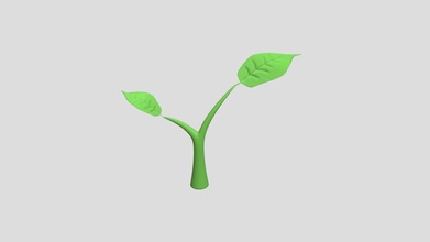 plant sprout - buy royalty free 3d model ed+ edplus 8092a5d 3d print model - Mito3D