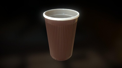 plastic cup poly clean version - buy royalty free 3d model 3dhaupt dennish2010 899e21e 3d print model - Mito3D