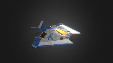 jugador nave espacial - modelo 3d salemulder c06cca6 low-poly juego de iam en la actualidad trabajo unidad el 3d print model - Mito3D