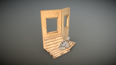 plywood booth - 3d model sakari games sakarigames f1f6acf 3d print model - Mito3D