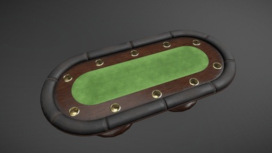 poker table - 3d model baglab 9db004e 3d print model - Mito3D