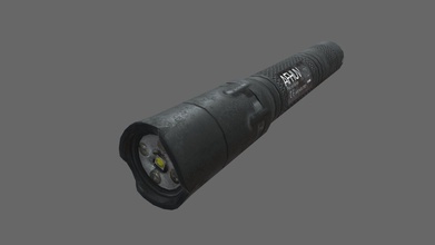 police flashlight - 3d model arongomar flores hargrove f930d73 3d print model - Mito3D