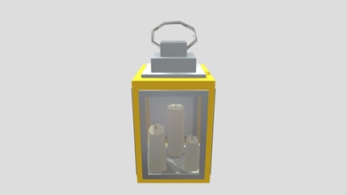 poly candle lantern - 3d model oliviabrosnan 35c9ef8 3d print model - Mito3D