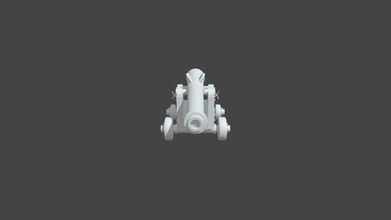 poly cannon - 3d model karmantics 2b2b2a5 3d print model - Mito3D