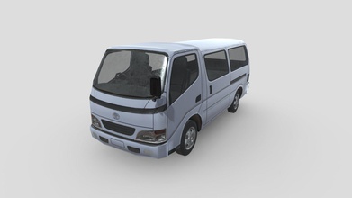 poly car toyota toyoace van - buy royalty free 3d model tedpermana teddpermana b8abd3c 3d print model - Mito3D
