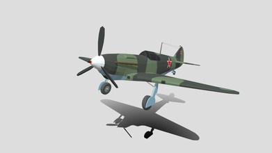 poly dessin animé lagg 3 Seconde Guerre mondiale avion acheter royalties libre 3d modèle chroma3d vendol21 c174ff7 3d print model - Mito3D