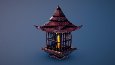poly decorative candle lantern - download free 3d model leon dp leondp 7d441f3 3d print model - Mito3D