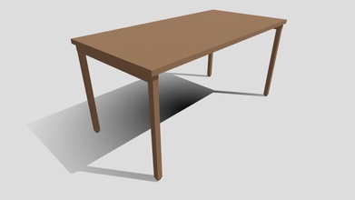 poly desk 1 - download free 3d model justblender 94f3803 3d print model - Mito3D