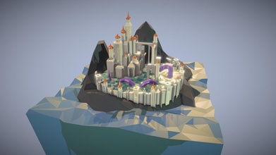 poly fantasy island - 3d model asgardianronin 24f942b 3d print model - Mito3D