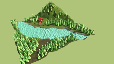 poly forest - 3d model andreea27 0a28a6a 3d print model - Mito3D