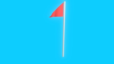 poly golf flag animated - download free 3d model prorookie123 a6ebddc 3d print model - Mito3D