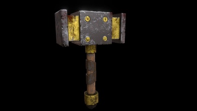 poly medieval hammer free - download 3d model himanshu pandey himanshupan98 5e40de3 3d print model - Mito3D