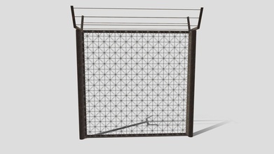 poly modular fence 2 - buy royalty free 3d model dragosburian bc4c8c4 3d print model - Mito3D
