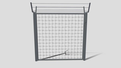poly modular fence 5 - buy royalty free 3d model dragosburian 82b6817 3d print model - Mito3D